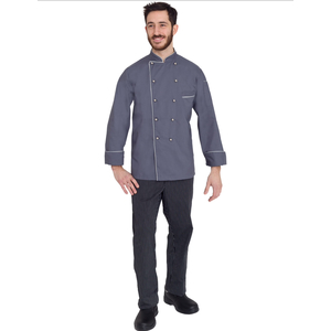 GIACCA KIOS GR.SCURO PROF.GR. CHIARO BOTT.POL/ COT TG S